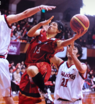 店長、プロバスケット選手時代 
